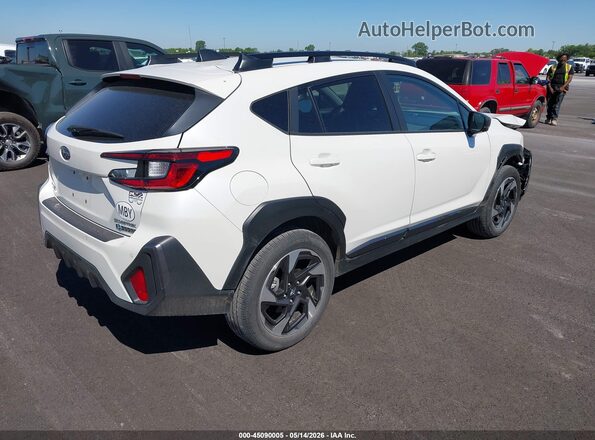4S4GUHL60S3713754 2025 SUBARU CROSSTREK Белый Задняя правая четверть
