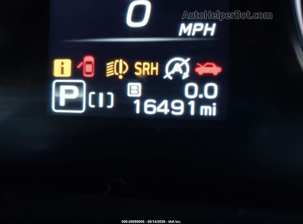 4S4GUHL60S3713754 2025 SUBARU CROSSTREK Белый 