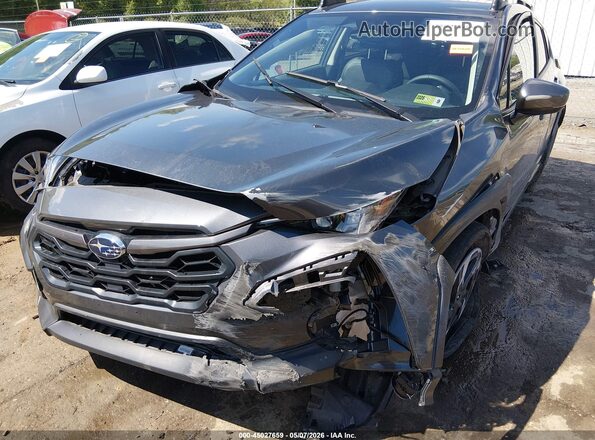 4S4GUHL62R3812294 2024 SUBARU CROSSTREK Gray Widok z przodu