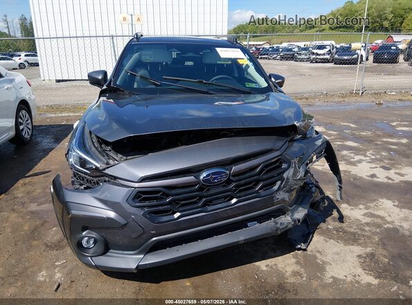 4S4GUHL62R3812294 2024 SUBARU CROSSTREK Gray Widok zestawu wskaźników