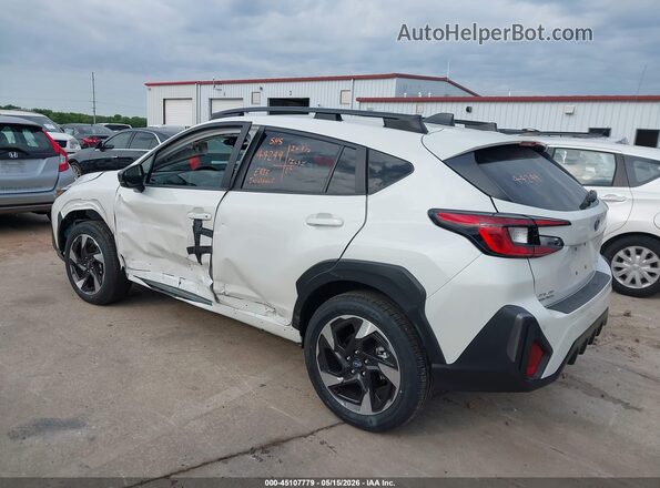 4S4GUHL64S3773519 2025 SUBARU CROSSTREK White Задня ліва чверть