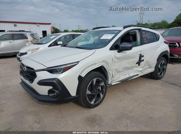 4S4GUHL64S3773519 2025 SUBARU CROSSTREK White Передня ліва чверть