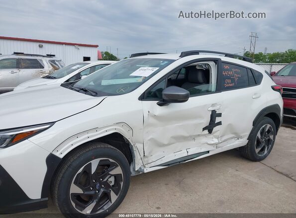 4S4GUHL64S3773519 2025 SUBARU CROSSTREK White Вид спереду