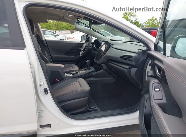 4S4GUHL64S3773519 2025 SUBARU CROSSTREK White Вид салону спереду