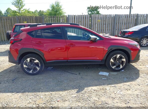 4S4GUHL6XR3795616 2024 SUBARU CROSSTREK Burgundy Սալոնի 360 աստիճան տեսք