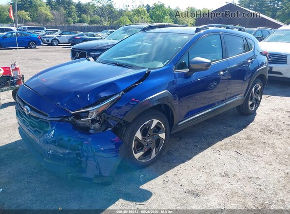4S4GUHM60S3745716 2025 SUBARU CROSSTREK Blue Vista tres cuartos delantera izquierda