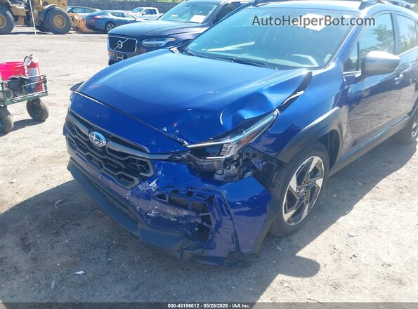 4S4GUHM60S3745716 2025 SUBARU CROSSTREK Blue Vista frontal