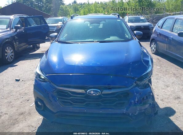 4S4GUHM60S3745716 2025 SUBARU CROSSTREK Blue Vista del cuadro de instrumentos