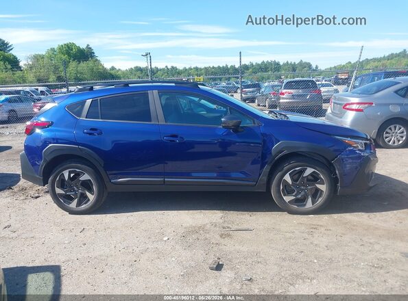 4S4GUHM60S3745716 2025 SUBARU CROSSTREK Blue Vista interior trasera