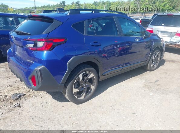 4S4GUHM60S3745716 2025 SUBARU CROSSTREK Blue Trasero derecho