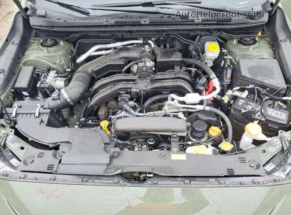4S4GUHM61R3799004 2024 SUBARU CROSSTREK Green Շարժիչի բաժամունքի տեսք