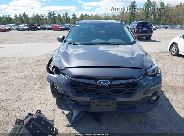 4S4GUHM61S3733025 2025 SUBARU CROSSTREK Gray Rear interior view