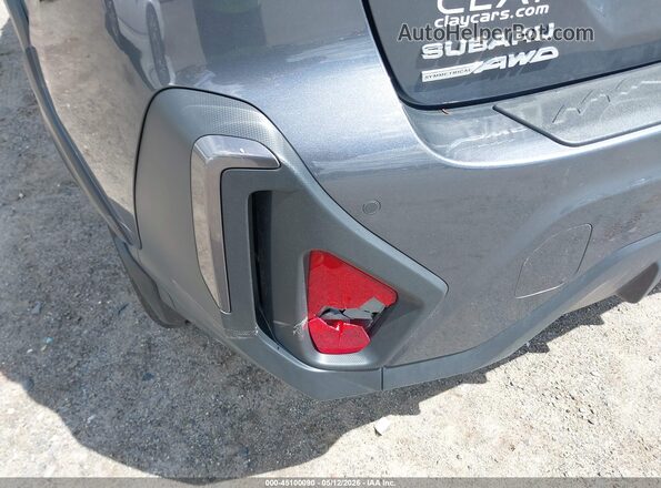 4S4GUHM61S3733025 2025 SUBARU CROSSTREK Gray 