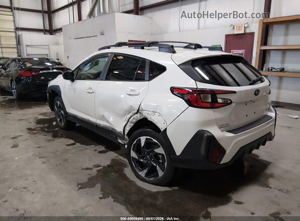 4S4GUHM62R3778744 2024 SUBARU CROSSTREK Белый Задняя левая четверть