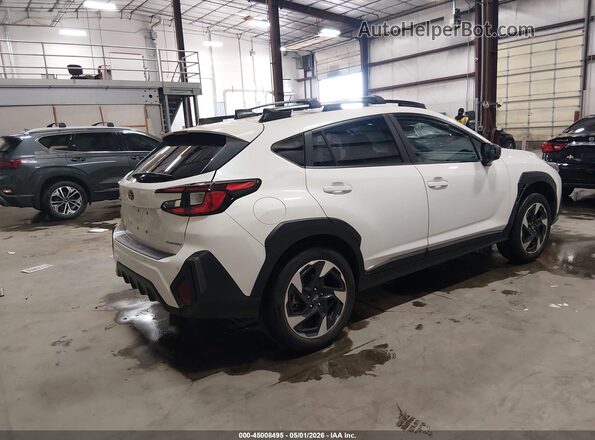 4S4GUHM62R3778744 2024 SUBARU CROSSTREK Белый Задняя правая четверть