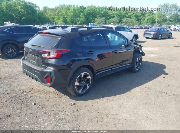 4S4GUHM63R3829782 2024 SUBARU CROSSTREK Black Trasero derecho