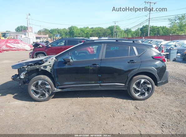 4S4GUHM63R3829782 2024 SUBARU CROSSTREK Black Vista interior de 360 grados