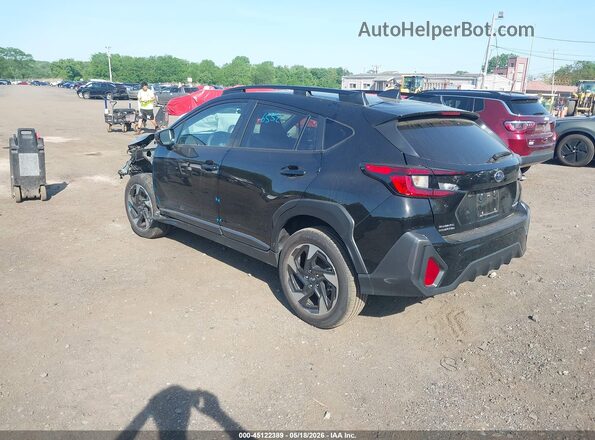 4S4GUHM63R3829782 2024 SUBARU CROSSTREK Black Trasero izquierdo