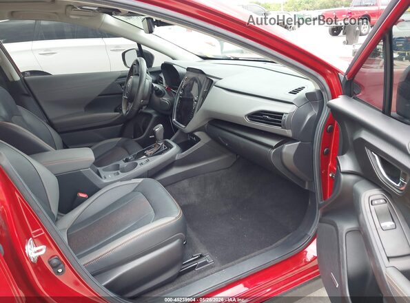 4S4GUHM64R3793570 2024 SUBARU CROSSTREK Maroon წინა სალონის ხედი