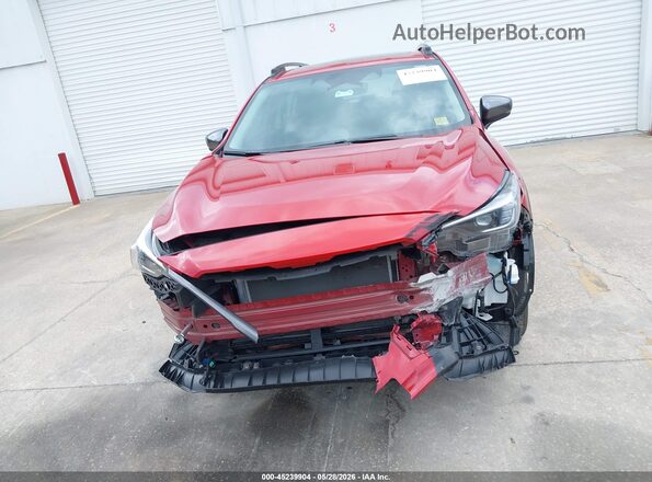 4S4GUHM64R3793570 2024 SUBARU CROSSTREK Maroon ხელსაწყოთა პანელის ხედი