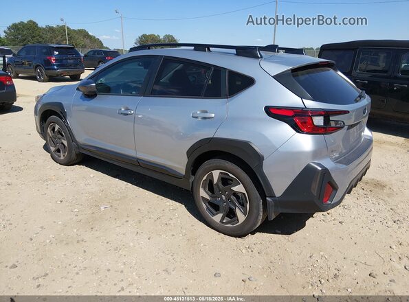 4S4GUHM65R3757080 2024 SUBARU CROSSTREK Silver Rear left