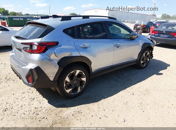 4S4GUHM65R3757080 2024 SUBARU CROSSTREK Silver Rear right