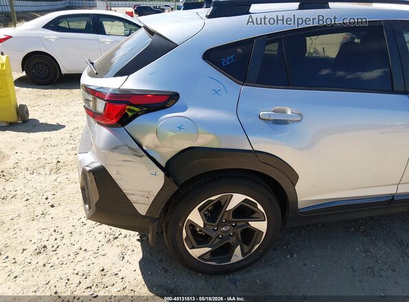 4S4GUHM65R3757080 2024 SUBARU CROSSTREK Silver 