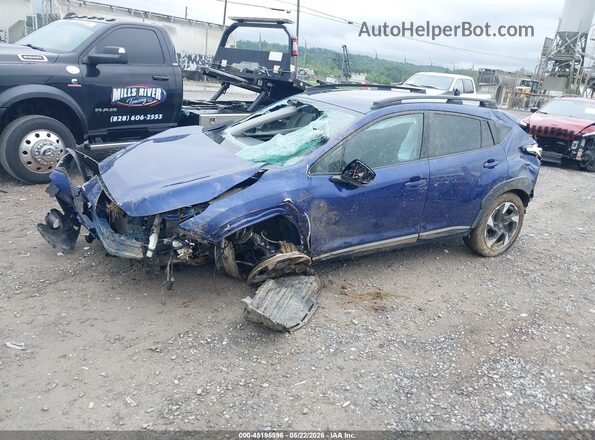 4S4GUHM67R3777511 2024 SUBARU CROSSTREK Blue Przód lewy