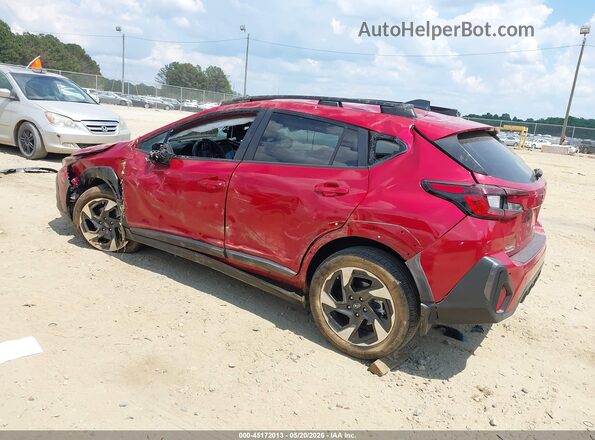 4S4GUHM68R3706673 2024 SUBARU CROSSTREK Red Հետևի ձախ
