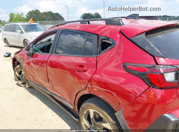 4S4GUHM68R3706673 2024 SUBARU CROSSTREK Red Սալոնի 360 աստիճան տեսք