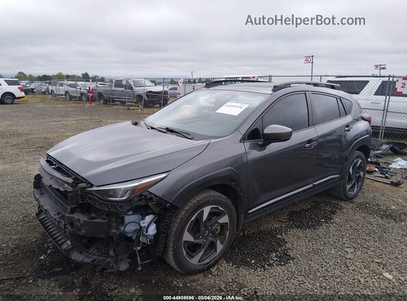 4S4GUHM68R3720055 2024 SUBARU CROSSTREK Gray Przód lewy