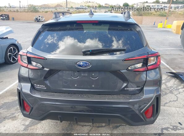 4S4GUHN69S3728458 2025 SUBARU CROSSTREK Gray 