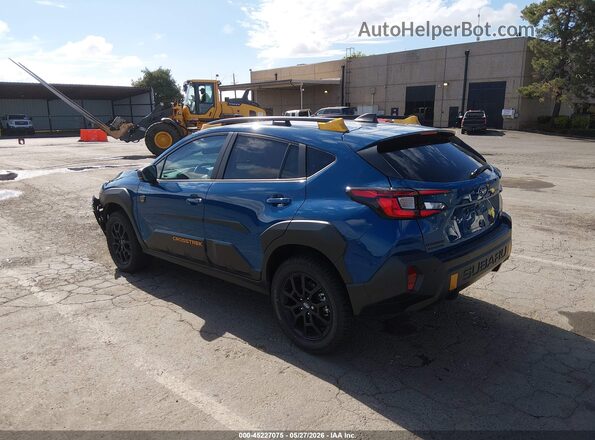 4S4GUHT60S3768690 2025 SUBARU CROSSTREK Blue Trasero izquierdo