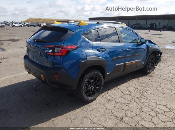 4S4GUHT60S3768690 2025 SUBARU CROSSTREK Blue Trasero derecho