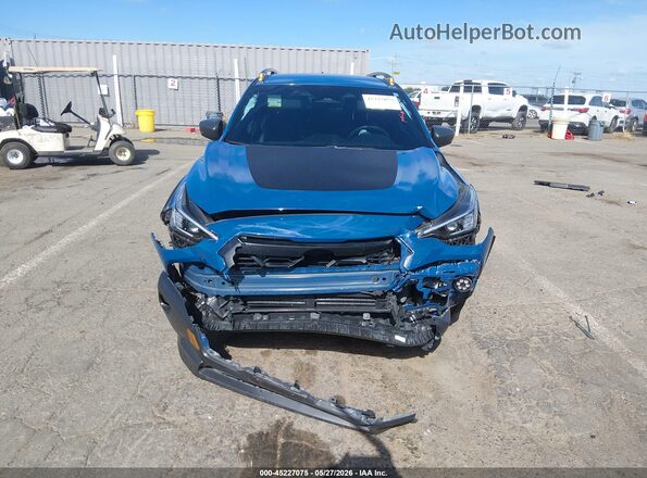 4S4GUHT60S3768690 2025 SUBARU CROSSTREK Blue Vista interior trasera