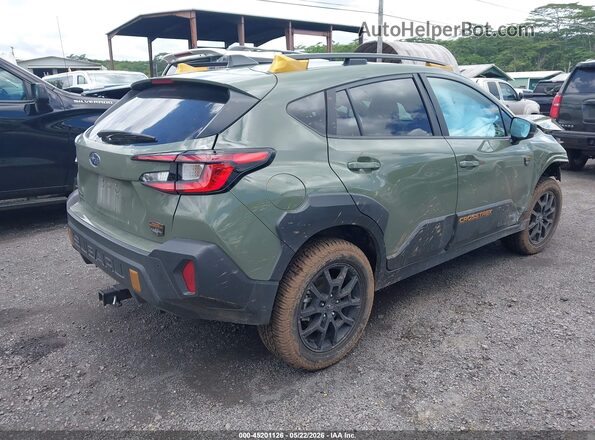 4S4GUHT69S3766744 2025 SUBARU CROSSTREK Green Հետևի աջ