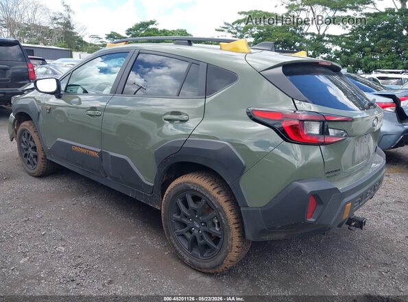 4S4GUHT69S3766744 2025 SUBARU CROSSTREK Green Հետևի ձախ