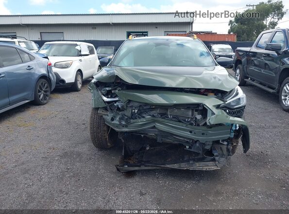 4S4GUHT69S3766744 2025 SUBARU CROSSTREK Green Սալոնի հետևի տեսք