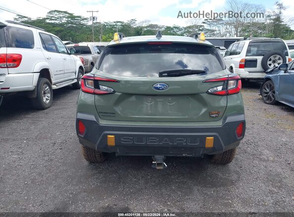 4S4GUHT69S3766744 2025 SUBARU CROSSTREK Green 