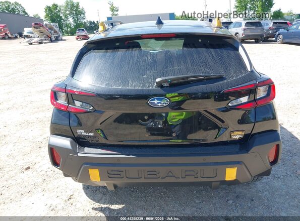 4S4GUHU60S3766016 2025 SUBARU CROSSTREK Black 