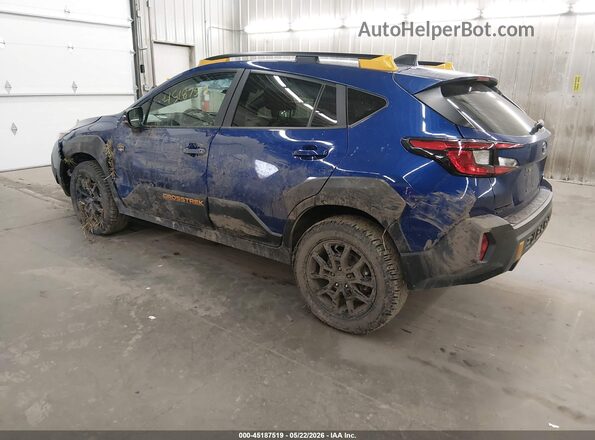 4S4GUHU61T3731499 2026 SUBARU CROSSTREK Blue Задня ліва чверть