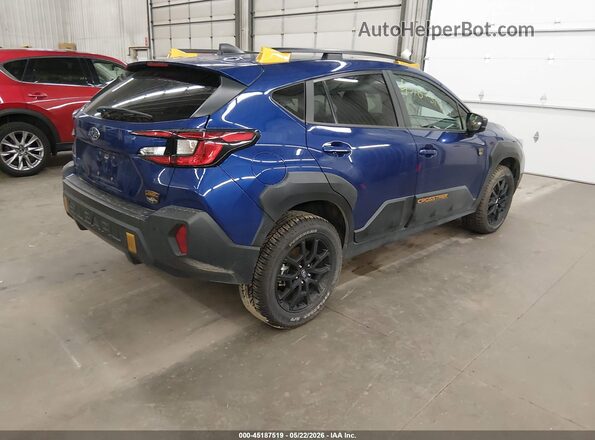 4S4GUHU61T3731499 2026 SUBARU CROSSTREK Blue Задня права чверть