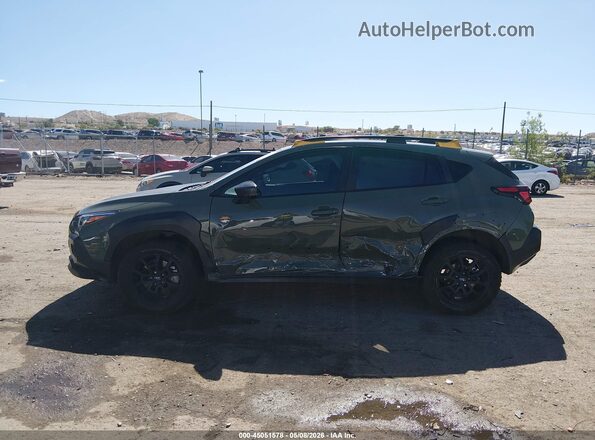 4S4GUHU63R3776534 2024 SUBARU CROSSTREK Зеленый Панорамный вид салона 360°