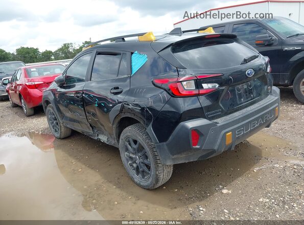 4S4GUHU64S3748988 2025 SUBARU CROSSTREK Black Rear left