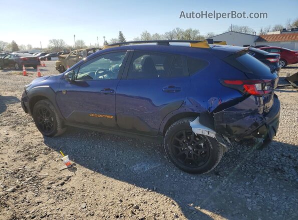 4S4GUHU64T3700487 2026 SUBARU CROSSTREK Синий Задняя левая четверть
