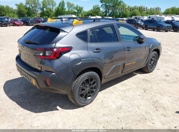 4S4GUHU69T3753752 2026 SUBARU CROSSTREK Gray Trasero derecho