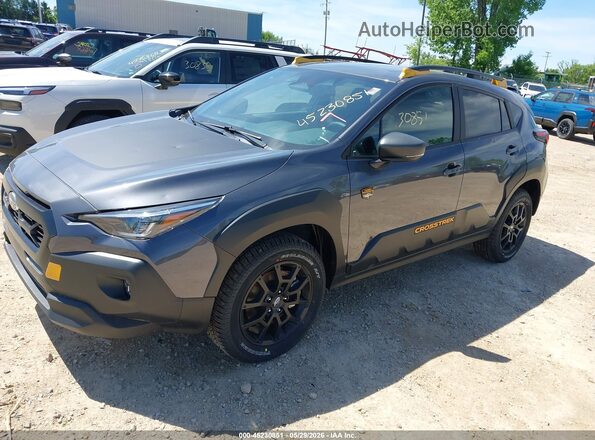 4S4GUHU69T3753752 2026 SUBARU CROSSTREK Gray Vista tres cuartos delantera izquierda