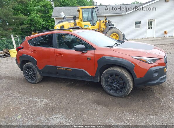 4S4GUHU6XR3804510 2024 SUBARU CROSSTREK Orange Widok wnętrza z tyłu