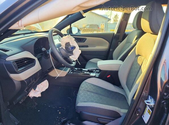 4S4SLDA60T3026770 2026 SUBARU FORESTER Серый Вид салона спереди