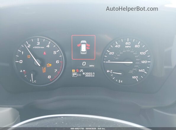 4S4SLDA68T3050945 2026 SUBARU FORESTER White უკანა სავარძლების ხედი